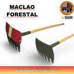 MACLAO FORESTAL RASTRILLO - AZADON 